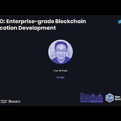 AERGO: Enterprise-grade Blockchain application development - Yun W Park