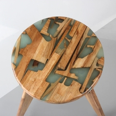 Offcuts + Resin Combined to Form New Furniture