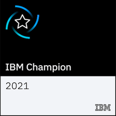 IBM Champion 2021 was issued by IBM to Jinsung Son.